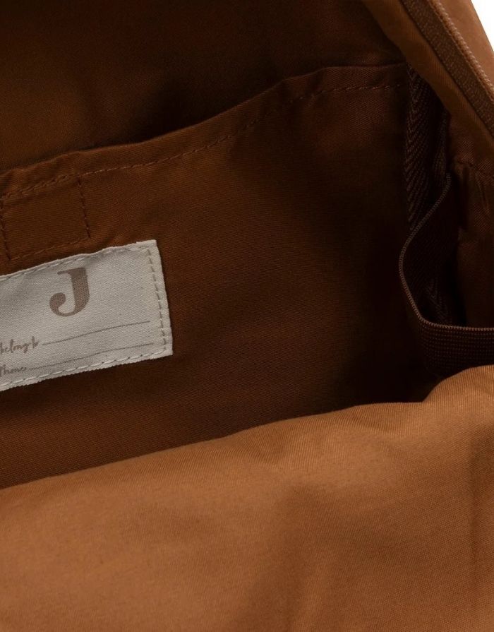 Jollein Rucksack Diego Dog mit Teddy-Stoff, Hundeohren und verstellbaren Schultergurten für Kinder als Freisteller von innen