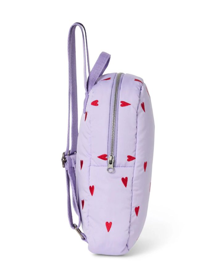 Rucksack Mini Puffy I Purple Hearts