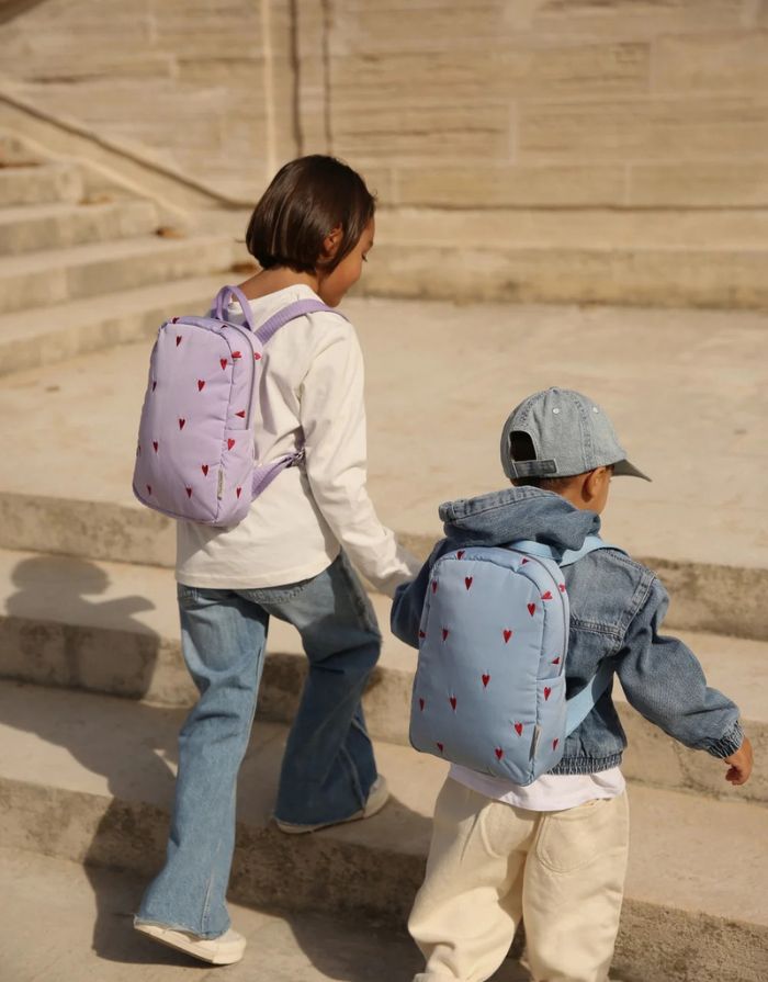Rucksack Mini Puffy I Purple Hearts