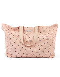 Maxi Tragetasche von Liewood in Rosa mit Cherry Heart Print