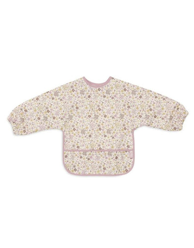 Jollein Ärmellätzchen „Flower Fairies“ – wasserdichtes Lätzchen mit Ärmeln und Blumenprint, OEKO-TEX-zertifiziert.