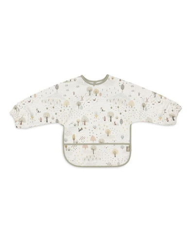Jollein Ärmellätzchen „Tiny Park“ – wasserdichtes Lätzchen mit Ärmeln und fröhlichem Tiermotiv, OEKO-TEX-zertifiziert.