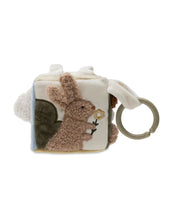 Laden Sie das Bild in den Galerie-Viewer, Jollein Aktivitäten-Würfel „Tiny Park“ – weicher Baby-Spielwürfel mit Tieren (Katze, Hund, Eule), Spiegel und knisternden Elementen, 10x10x10 cm, handwaschbar.
