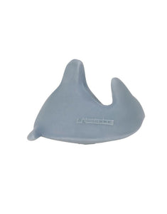 LÄSSIG Badewannenspielzeug Hai aus BPA-freiem Naturkautschuk, weiche Form, integrierte Rassel, ideal für Babys und Kleinkinder, für Badewanne und Dusche.