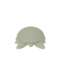 LÄSSIG Badewannenspielzeug Schildkröte aus BPA-freiem Naturkautschuk, weiche Form, integrierte Rassel, ideal für Babys und Kleinkinder, für Badewanne und Dusche.