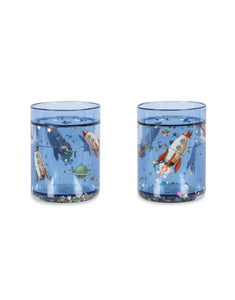 Becher Glitter 2er-Set I Outer Space