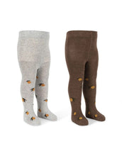 Laden Sie das Bild in den Galerie-Viewer, Strumpfhose Jaquard 2er-Set I Lemon
