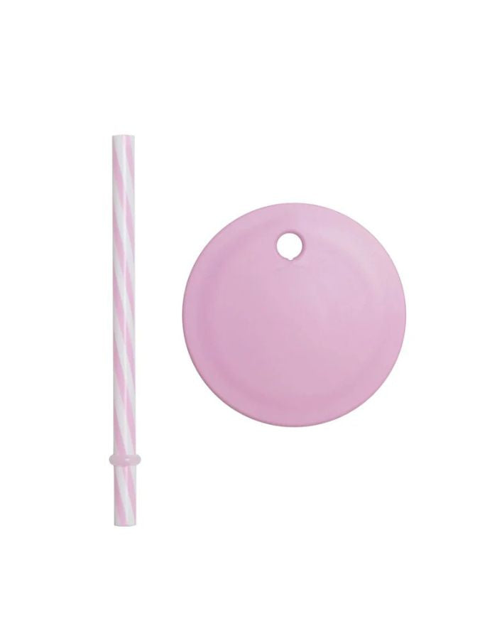  Design Letters Strohhalm-Deckel Lavender für Eco Kids Becher – BPA-frei, kleckerfreies Trinken, passend für Ecozen.