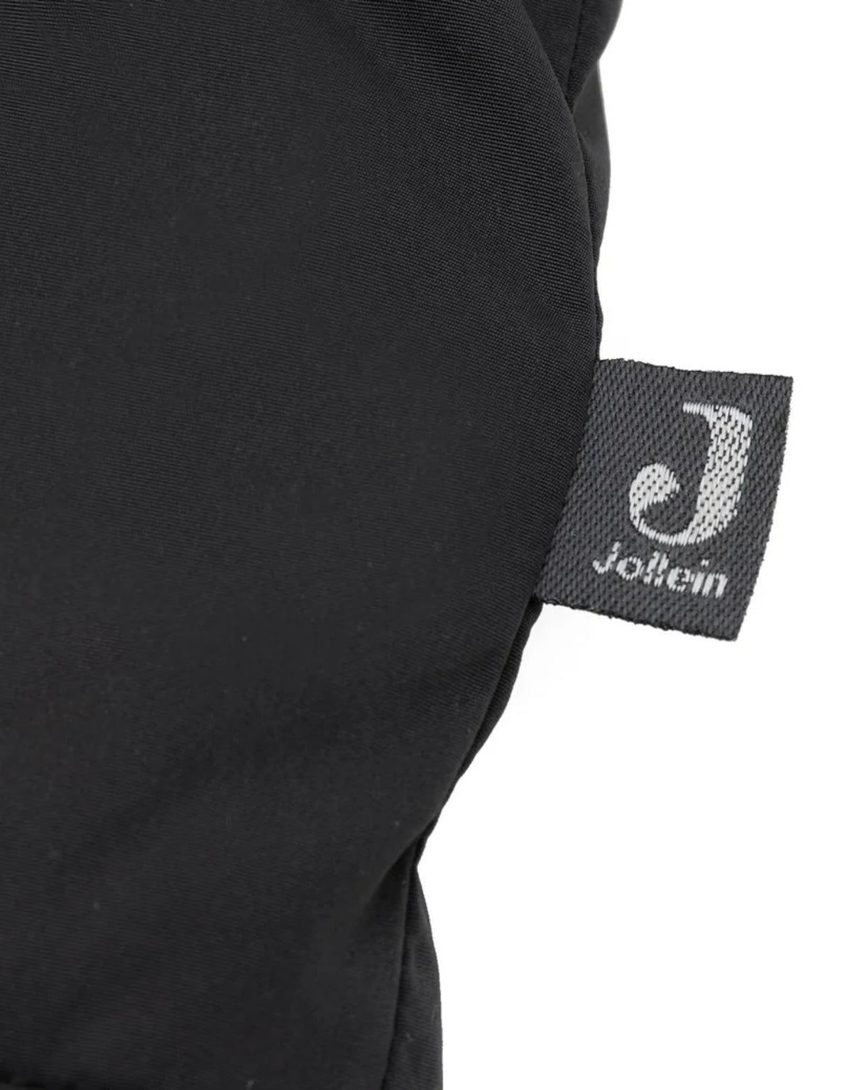 Warme Kinderwagen-Handschuhe von Jollein mit weichem Bouclé-Futter und Klettverschluss zur Befestigung am Kinderwagen.