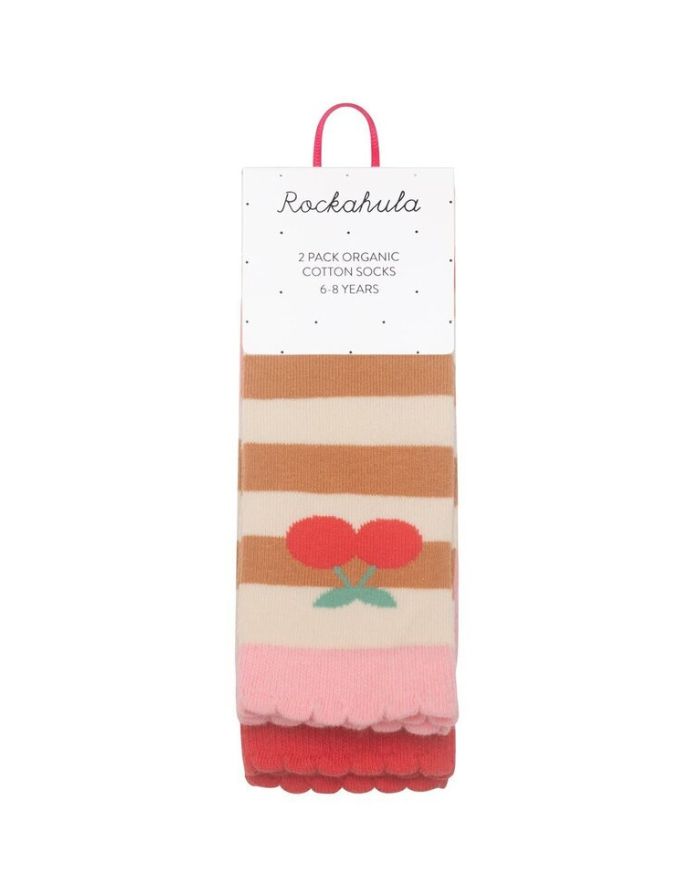 Socken 2er-Set I Stripy Cherry