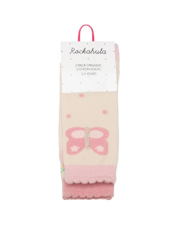 Socken 2er-Set I Tiny Blossom Butterfly