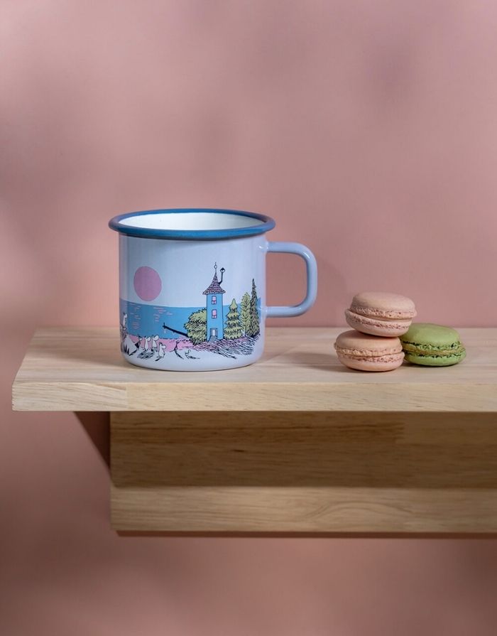 Becher Emaille 5,5dl  I Moomin - Sunset