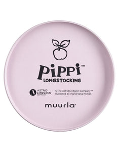 Metalldose Pippi Langstrumpf Fruits in Rosa von Muurla mit Pippi-Motiv, runde Aufbewahrungsdose, ca. 14 cm hoch