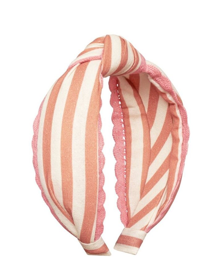 Haarreifen I Stripy Scallop Knotted