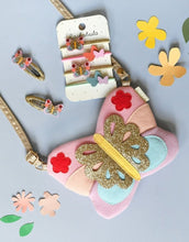 Laden Sie das Bild in den Galerie-Viewer, Haargummi 4er-Set I Carnival Butterfly
