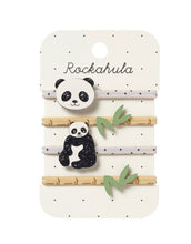 Laden Sie das Bild in den Galerie-Viewer, Haargummi 4er-Set I Polly Panda and Bamboo
