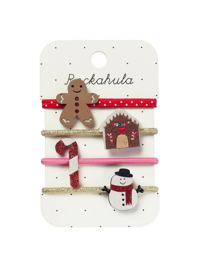 Haargummi 4er-Set I Jolly Gingerbread