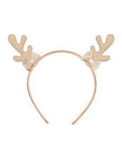 Laden Sie das Bild in den Galerie-Viewer, Golden Reindeer - Festliche Rockahula Weihnachts-Haaraccessoires mit glitzernden Details und fröhlichen Farben – liebevoll gestaltet für kleine und große Winterträume.
