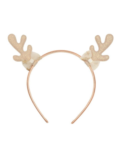 Golden Reindeer - Festliche Rockahula Weihnachts-Haaraccessoires mit glitzernden Details und fröhlichen Farben – liebevoll gestaltet für kleine und große Winterträume.