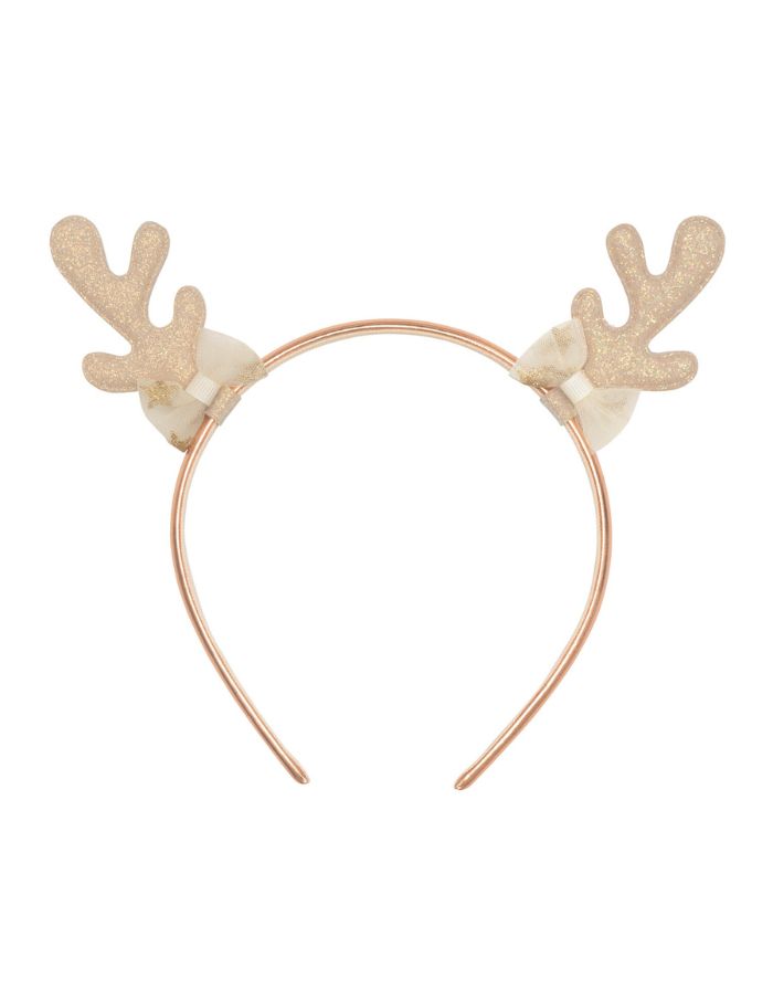 Golden Reindeer - Festliche Rockahula Weihnachts-Haaraccessoires mit glitzernden Details und fröhlichen Farben – liebevoll gestaltet für kleine und große Winterträume.