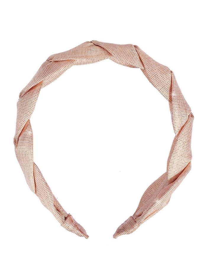 Haarreifen I Sparkle Linen Plaited