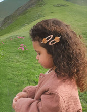 Laden Sie das Bild in den Galerie-Viewer, Haarspangen 2er-Set I Hettie Highland Cow
