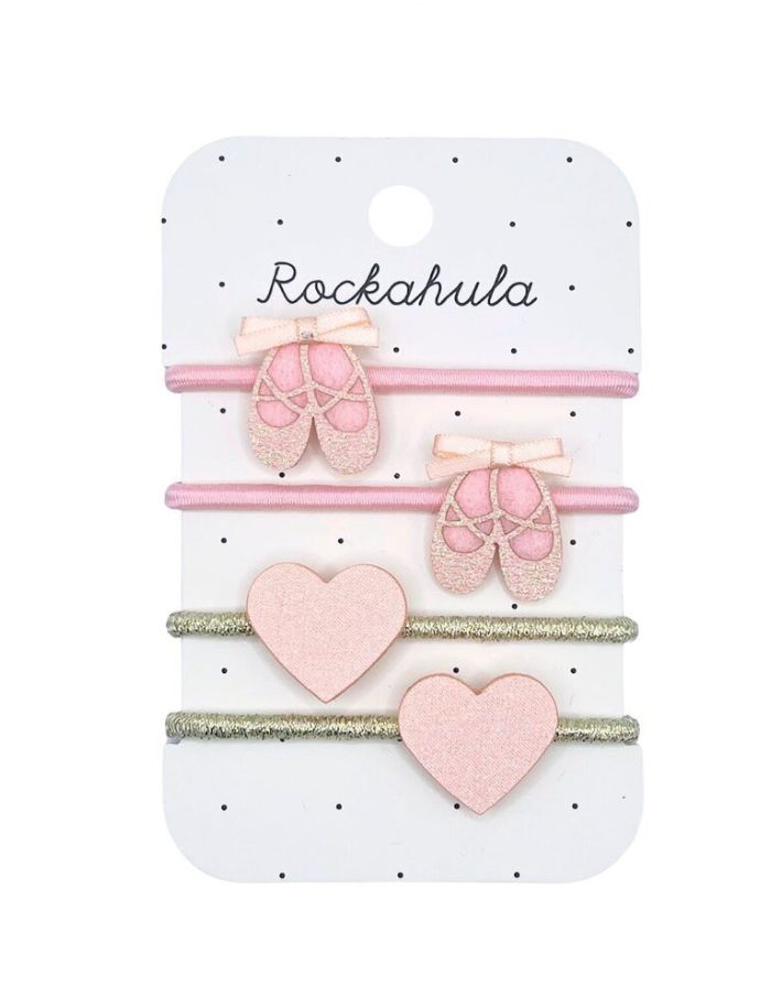 Haargummi 4er-Set I Ballet Shoes Ponies