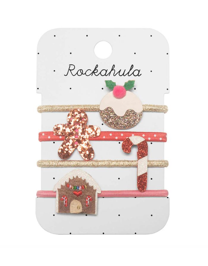 Haargummi 4er Set I Gingerbread Christmas