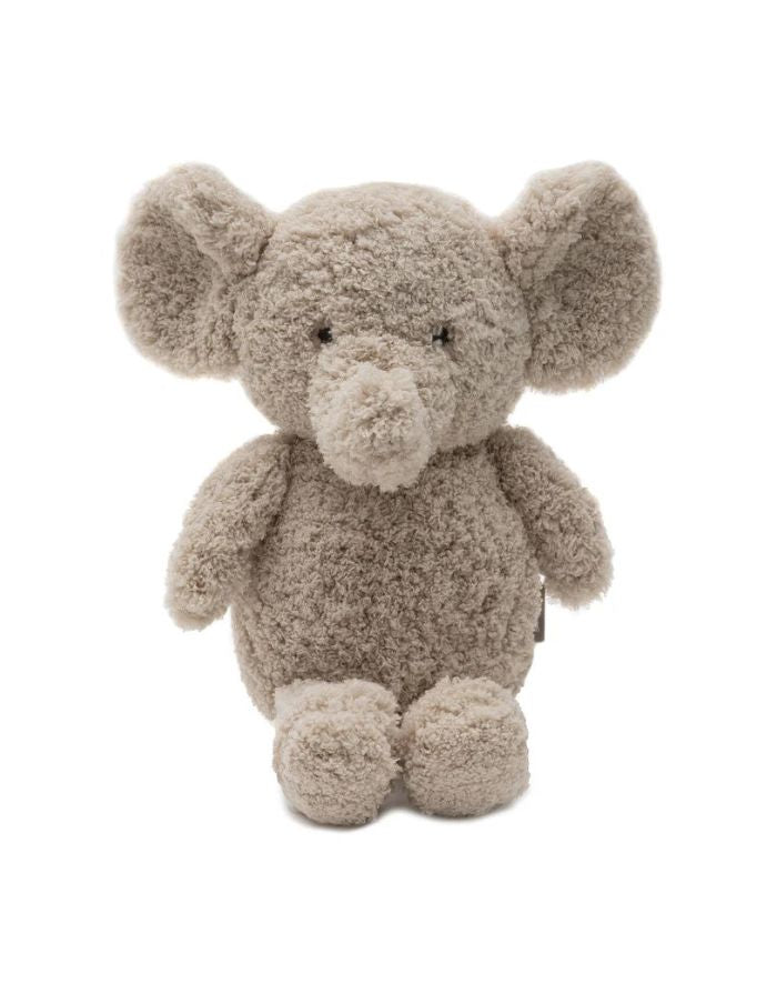 Jollein Kuscheltier Elefant in sanftem Sandton – weiches Plüschtier aus Polyester, CE-zertifiziert, perfekt zum Kuscheln, Spielen und Einschlafen.