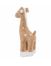 Laden Sie das Bild in den Galerie-Viewer, Jollein Kuscheltier Giraffe in der Farbe Biscuit – weiches Plüschtier mit gestickten Flecken, kurzer Mähne und Details in Ivory, CE-zertifiziert.
