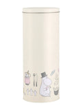 Moomin Spaghettidose Bon Appétit von Muurla, hohe dekorative Vorratsdose aus Metall mit liebevollem Moomin-Motiv und passendem Deckel, 27 cm hoch und 11 cm Durchmesser als Freisteller