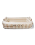Swim Essentials Pool Beige 211 x 132 x 46 cm, großer aufblasbarer Familienpool aus PVC in neutralem Beige für Garten und Sommer``