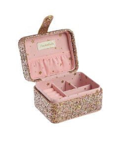 Schmuckdose I Confetti Glitter Gold