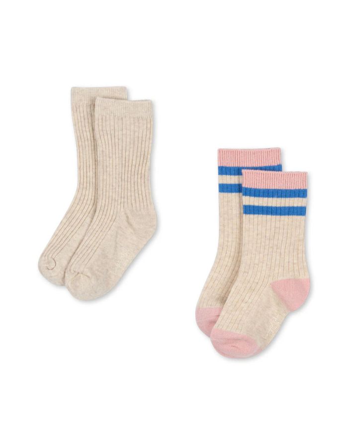 Socken Rib 2er-Set I Lolly Stripe