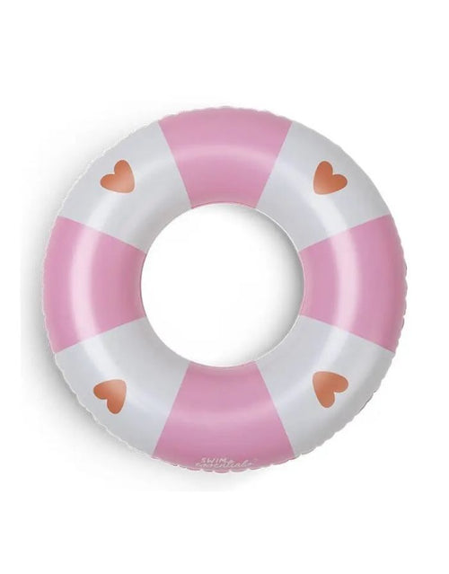 Schwimmring mit 55cm Durchmesser und Herzen in Rosa von Swim Essentials als Freisteller