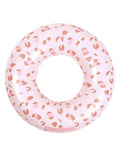 Schwimmring mit 90ch Durchmesser und Rosa Leo Design als Freisteller