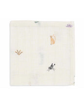Laden Sie das Bild in den Galerie-Viewer, Jollein Spucktuch 3er Set „Jungle Jambo“ – 31x31 cm Musselin-Mulltücher mit Tierprint (Geparden, Zebras, Giraffen) aus Baumwolle, OEKO-TEX zertifiziert.
