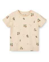 Laden Sie das Bild in den Galerie-Viewer, APIA Kurzarm-T-Shirt aus Bio-Baumwolle in Peach und Sea Shell von Liewood
