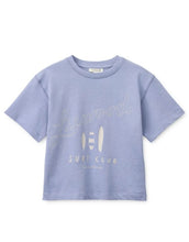 Laden Sie das Bild in den Galerie-Viewer, TYLER Kurzarm-T-Shirt aus Bio-Baumwolle in Surf und Dusty Lavender von Liewood
