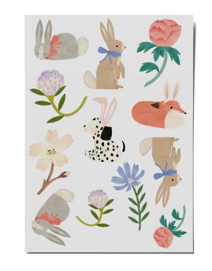 Vegane Kinder-Tattoos Ostern von nuukk