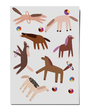 Laden Sie das Bild in den Galerie-Viewer, Vegane Kinder-Tattoos Pferde von nuukk
