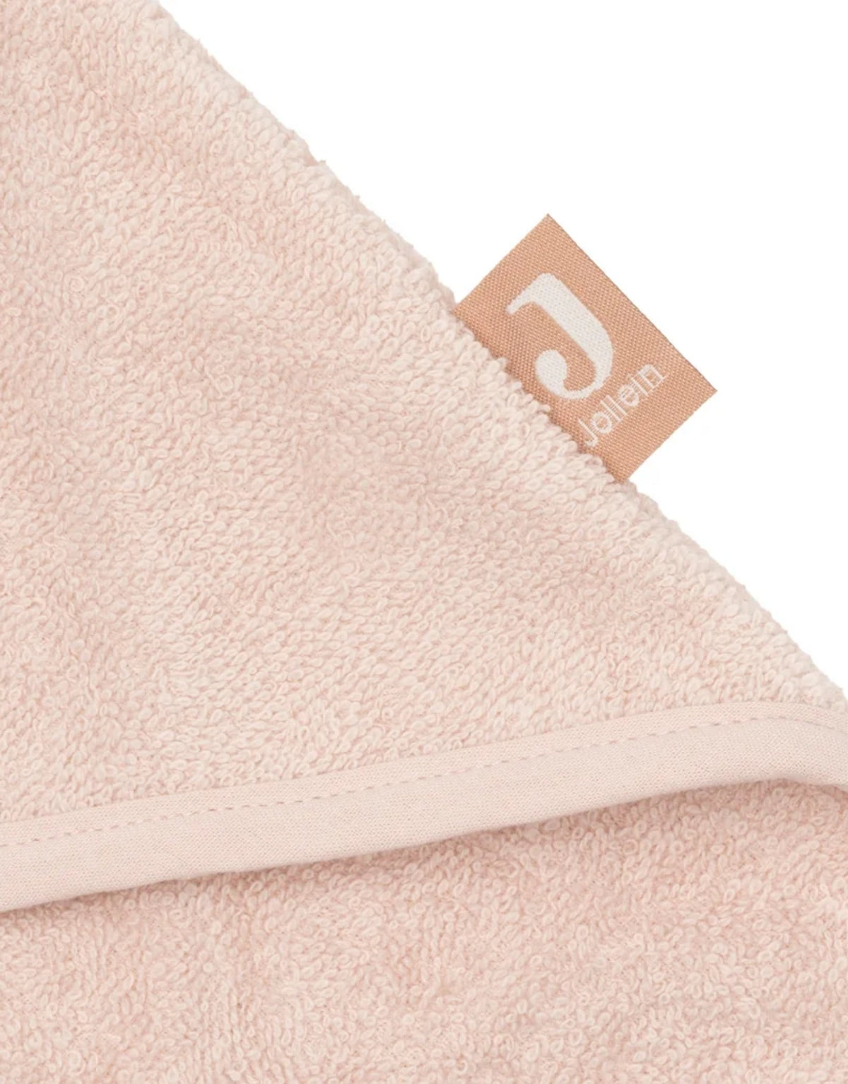Weiches Kapuzenhandtuch von Jollein aus 100 Prozent Baumwoll-Frottee mit niedlichen Ohren für Babys und Kleinkinder.