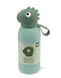 Kindertrinkflasche Dinosaurier von Rex London mit niedlichem Dino-Kopf-Design und 350 ml Fassungsvermögen