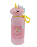 Kindertrinkflasche Einhorn von Rex London mit niedlichem Einhorn-Kopf-Design und 350 ml Fassungsvermögen
