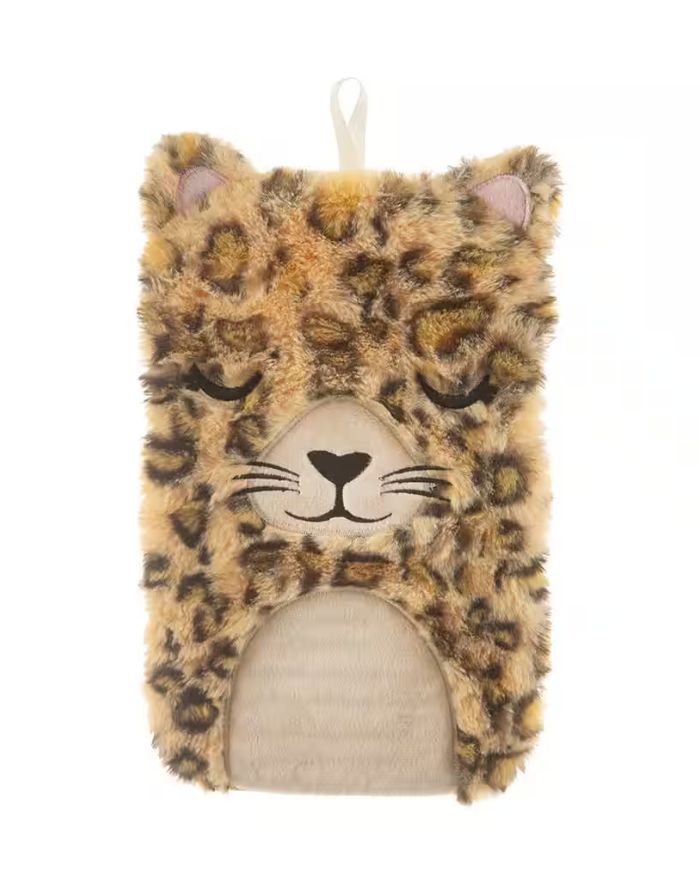 Sass & Belle Wärmflasche Leopard Love mit weicher Leopardenhülle für Kinder.