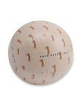 Swim Essentials Beachball Leopard 51 cm, beige/brauner Wasserball mit Leopard Design aus PVC für Strand, Pool und Garten