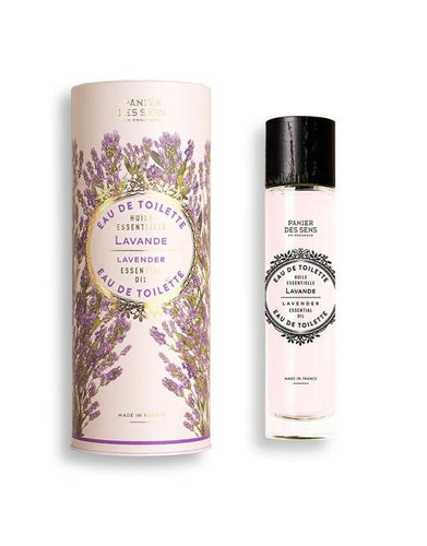  Eau de Toilette Ätherisches Lavendelöl 50ml von Panier des Sens, blumig-frischer, beruhigender Duft mit Lavendel, Patschuli und weißem Moschus