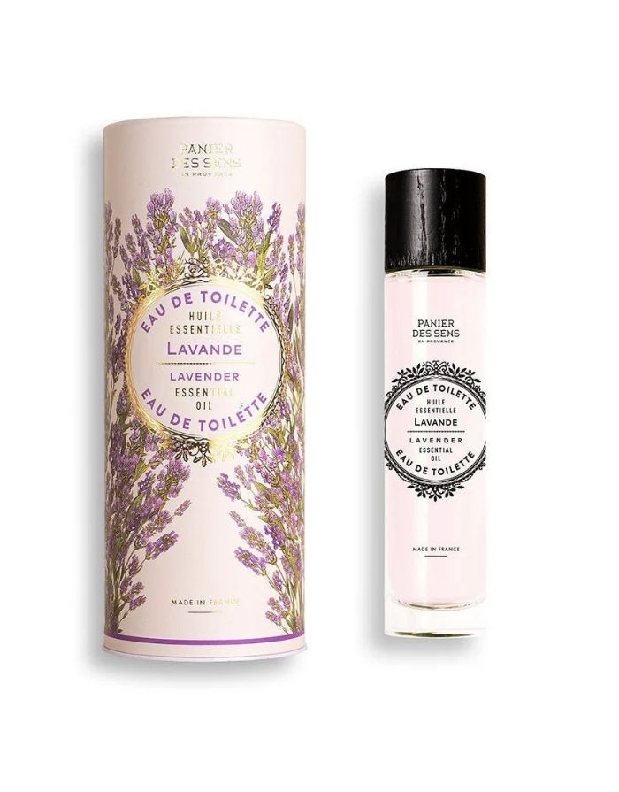  Eau de Toilette Ätherisches Lavendelöl 50ml von Panier des Sens, blumig-frischer, beruhigender Duft mit Lavendel, Patschuli und weißem Moschus
