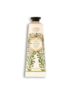 Belebende Verbene Handcreme 30ml von Panier Des Sens, Mini-Handcreme mit Sheabutter, Olivenöl und ätherischem Verbenaöl für hydratisierte und zart duftende Hände.