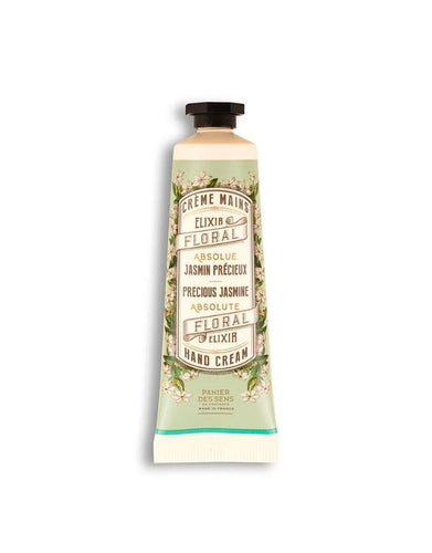  Handcreme Kostbarer Jasmin 30ml von Panier Des Sens, Mini-Handcreme mit Olivenöl und Jasmin Absolue für hydratisierte, weich duftende Hände.